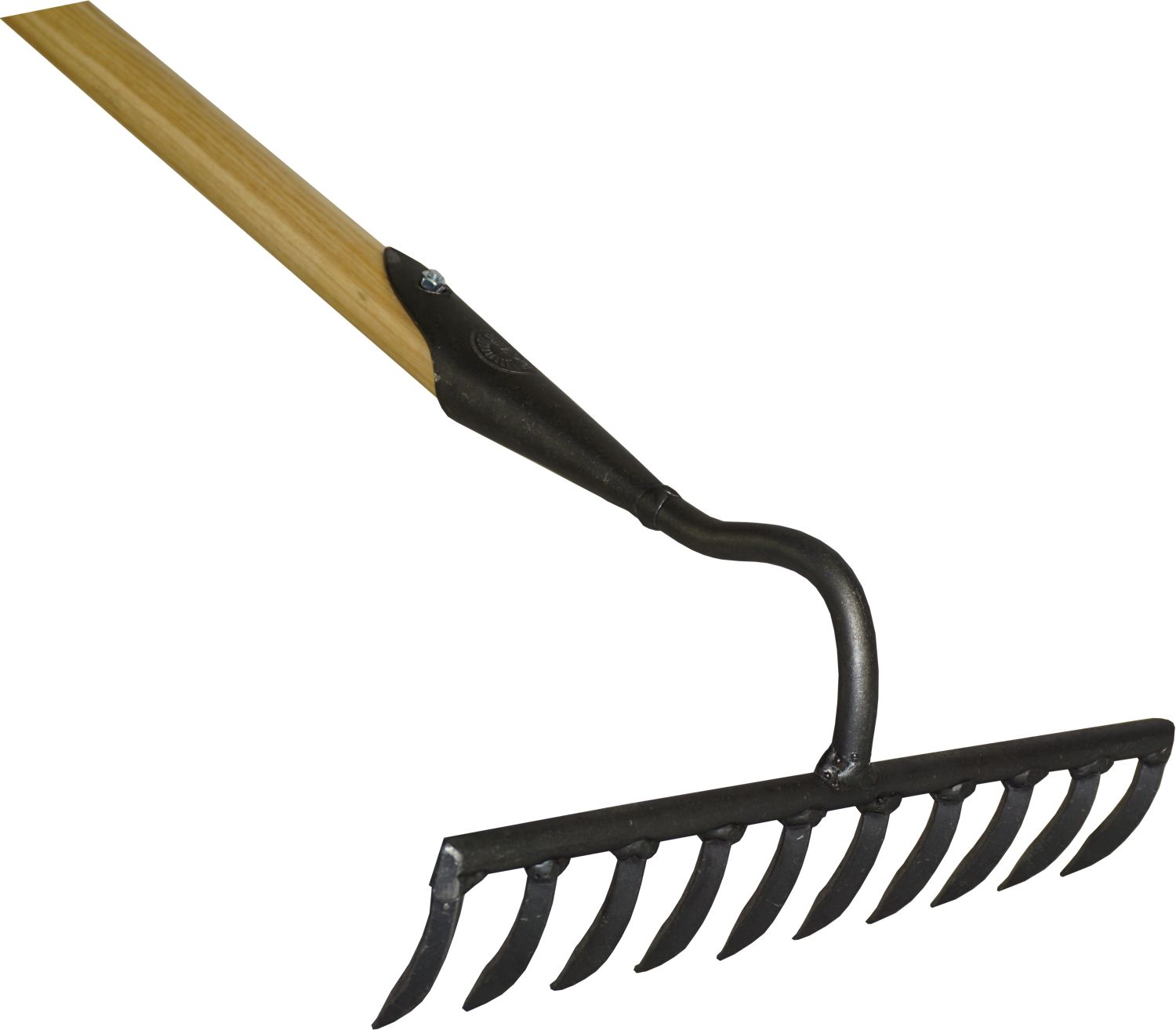 Kleine tuinhark met steel